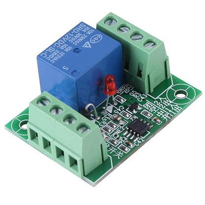 DC 12V Single Channel Bistable Circuit Trigger Switch Relay Control Module Compact Design Easy Wiring for Home Automation Projects
