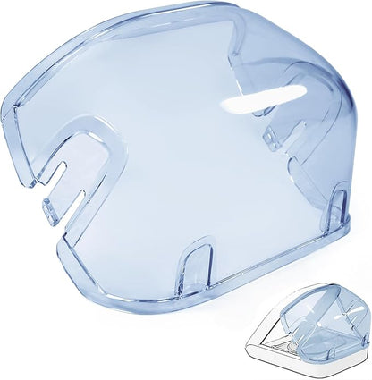 Rear Cover for Automatic Microchip Cat Pet Feeder - Prevents Persistent Pet from Getting Food from The Back of The Feeder - Blue