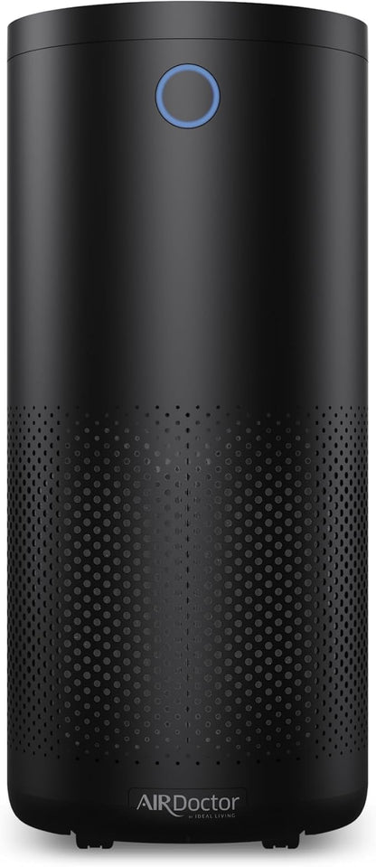AirDoctor 4000 Air Purifier for Large Rooms | Triple filtration technology with UltraHEPA, Carbon/VOC material & Air Quality Sensor | Captures Particles 100x Smaller Than HEPA Standard (Black)