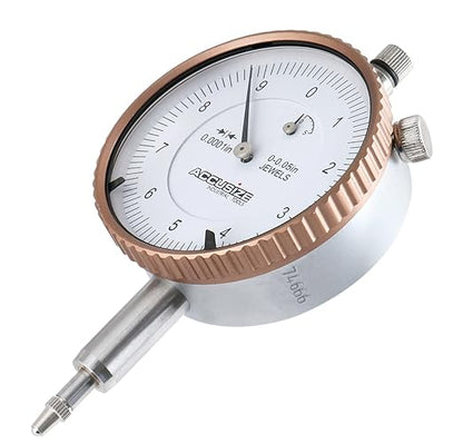 Accusize Industrial Tools Agd2 Style 0-0.05'' by 0.0001'' Dial Indicator with Lug Back, P900-S097