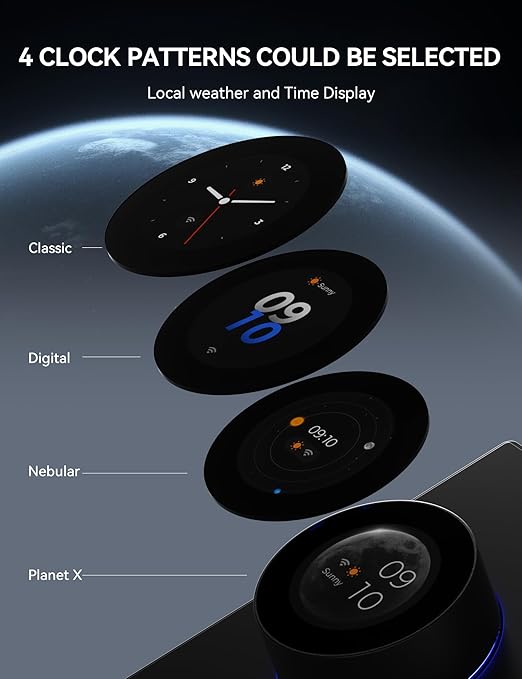 ELEGRP WiFi Smart Rotary Traic Dimmer with 1.8 inch TFT Display Screen, Single Pole, Needs Neutral Wire, 2.4GHz Wi-Fi, Compatible with Alexa and Google Home, No Hub Required, UL Listed, 2 Pack, Black