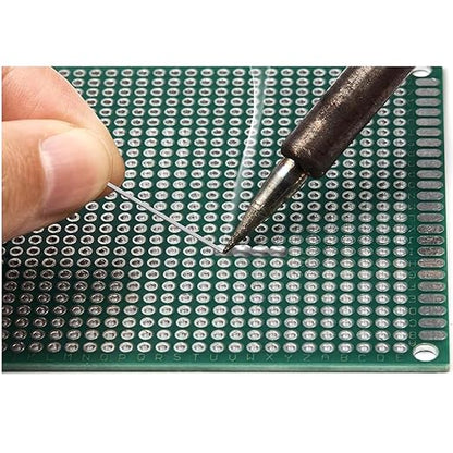 8 Pcs(7x9cm) Double Sided PCB Board Prototype Kit Soldering 4 Colour Universal Printed Circuit Board for DIY Soldering and Electronic Project