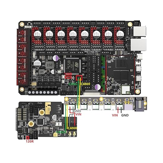 BIGTREETECH CEB V1.0 CANbus Expansion Board Perfect for 2020 Aluminum Profiles Support Klipper, EBB SB2240/SB2209 EBB36/42 CAN+Octopus Pro H723, Manta M4P/M5P/M8P Control Board