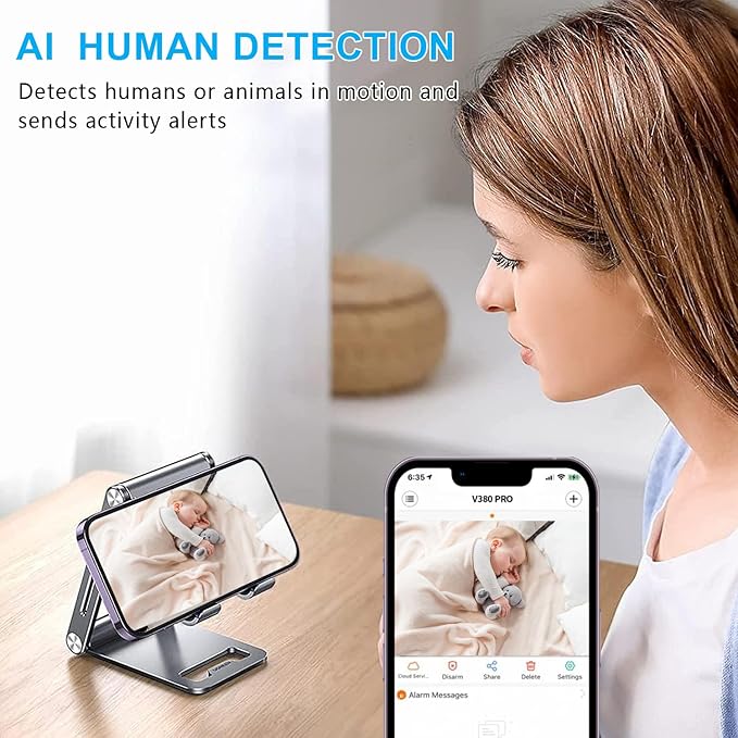 【Free 64G】 Smallest Wireless WiFi Battery Camera,HD1080P Concealed Coin Size Security Camera,Video Recording Live Feed for Night Vision,Motion Detection,Cloud Storage for Security with iOS Android