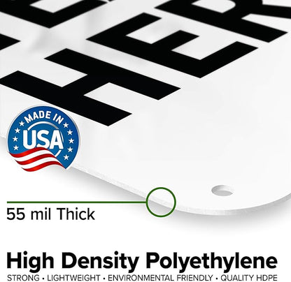 Custom Notice Sign, OSHA Sign, 12x18 Inches, 55 mil thick HDPE (high density polyethylene), Made in USA by My Sign Center