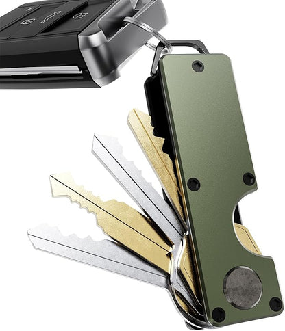 Key Organizer Compact Key Holder Metal Key Chain Minimalist key case key holder for keychain Secures 1-5 Keys