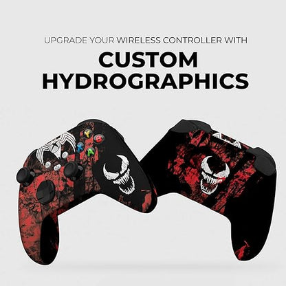 DreamController Carnagge Custom X-box Controller Wireless compatible with X-box One/Series X/S Proudly Customized in USA with Permanent HYDRO-DIP Printing (NOT JUST A SKIN)