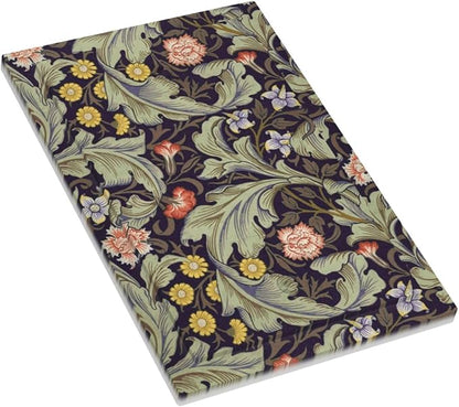 Boho William Morris Floral Green Leaves Flower Light Switch Cover Plate 1 Gang No Device Blank Electrical Wall Plates Faceplate Decorative Switch Plate Covers for Farmhouse Home Decor