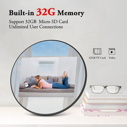 Frameo Digital Picture Frame – 10.1" Smart Mirror Touchscreen Display Anti-Fog, WiFi Digital Mirror Share Photos & Videos via App, Wall/Tabletop Mount 32GB Frame for Home Decor & Gifts