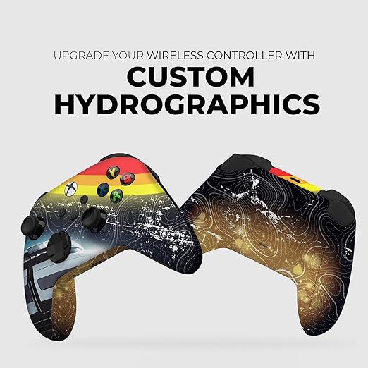 DreamController Cosmic Voyagger Custom X-box Controller Wireless compatible with X-box One/Series X/S Proudly Customized in USA I Permanent HYDRODIP Print(NOT JUST A SKIN)