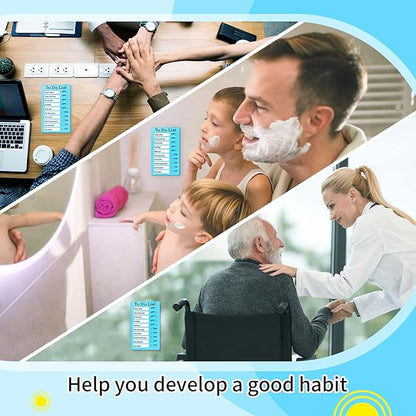 Chore Chart for Kids,To Do List, Daily Routine Chart, and Schedule Board-Checklist and Portable Memo for Efficient Task Management and Planning (blue)