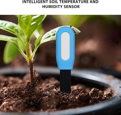 Plant Monitor Soil Test Kit, Flower Care Soil Tester Smart Plant Intelligent Sensor Plants Detector Bluetooth Monitor for Fertility Temperature Level for Tuya App