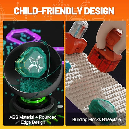 Science Kits for Kids - STEM Kits for Kids, Electronics Exploration Kit, Over 420 Projects, 50 Circuit Parts with Bubble Maker，Fan & Flying Helicopter , STEM Educational Toy Gifts for Boys& Girls