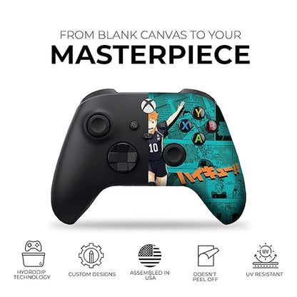 DreamController Haikyyuu Hinatta Custom X-box Controller Wireless compatible with X-box One/Series X/S Proudly Customized in USA with Permanent HYDRO-DIP Printing (NOT JUST A SKIN)