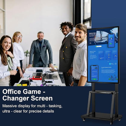 49" FHD Smart Board | Interactive Digital Whiteboard for Classroom, Office & Home | 8GB+64GB, Wireless Screen Mirroring from Android 12, Advanced Touch Annotation, Live Streaming (Board Only)