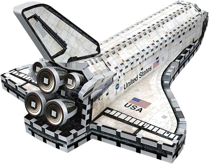 Wrebbit3D Space Shuttle Orbiter 3D Puzzle | 435 Jigsaw Puzzle Pieces | Build a Space Exploration Vehicle and Discover New Worlds