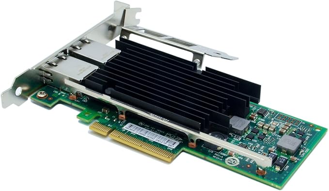 10Gb PCI-E x8 with Intel Chipset X540-T2 Ethernet Network Card Dual RJ45 Port Server LAN Controller Adapter NIC