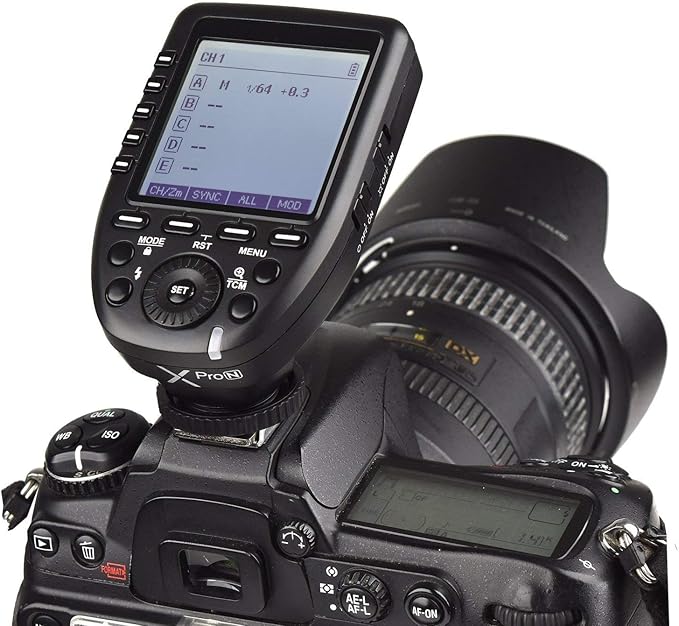 GODOX XPro-N Flash Trigger with Professional Functions Support i-TTL Autoflash Compatible for Nikon DSLR Camera