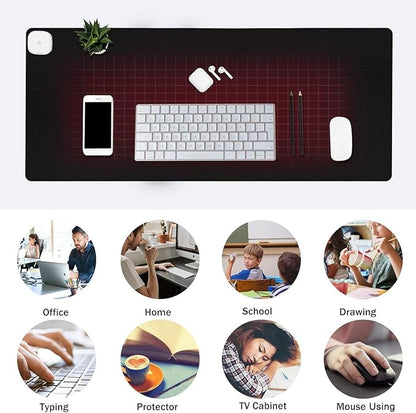 Heated Desk Pad Mouse Pad - Warm Desk Pad,Electric Heating Pad with 3 Heating Levels & 4 Hours Auto Shut-Off,31.5 x 13 inchExtended Edition Gaming Mou
