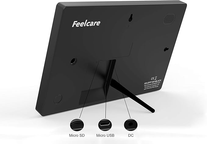 10.1 Inch 16GB Smart WiFi Digital Picture Frame, Send Photos or Small Videos from Anywhere, Touch Screen, 800x1280 IPS LCD Panel, Portrait and Landscape(Black)