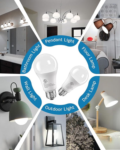 TJOY 20 Pack LED Light Bulbs, 100 Watt Equivalent A19, 5000K Daylight LED Bulbs, 15W Bright White Light Bulbs, Energy Saving Light Bulb with E26 Standard Base, 1500 Lumens Non Dimmable Lamp Bulb