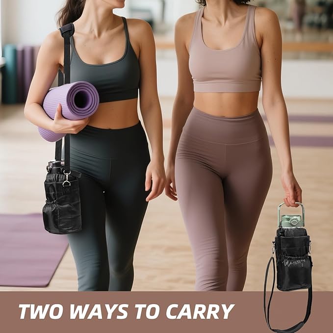 64oz Glass Water Bottle with Straw and Sleeve Half Gallon Motivational Water Bottle with Time Marke and Strap 2L Leakproof Borosilicate Reusable Water Jug for Gym Outdoors
