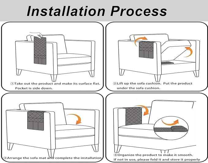 Ntomtuex Sofa Armchair Caddy Remote Control Holder with Water Bottle for Couch Recliner, Armrest Organizer with 7-Pocket Design for Magazines, Eyeglasses, iPad, Phone, Dark Grey