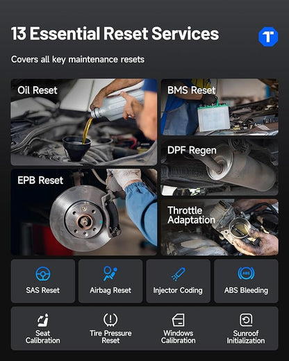 OBD2 Scanner Bluetooth TOPDON TopScan Pro, Bi-Directional Scan Tool with All System, 13+ Services for iOS & Android, FCA AutoAuth, CAN-FD, AI Assistant, Upgraded from TopScan Car Code Reader (Green)