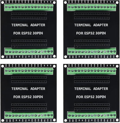 4Pcs ESP32 30Pin Breakout Board GPIO 1 into Expansion Development Board Compatible with 30 Pins ESP32S ESP32 ESP-WROOM-32 Board