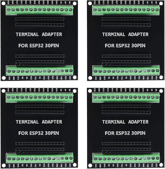 4Pcs ESP32 30Pin Breakout Board GPIO 1 into Expansion Development Board Compatible with 30 Pins ESP32S ESP32 ESP-WROOM-32 Board