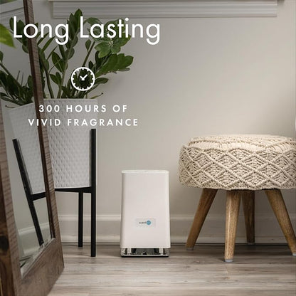 ScentAir Whisper Home | Diffuser Machine, Scents up to 800 Sq. Ft Room, Compatible with Alexa & Google, WiFi & Bluetooth Enabled, Cartridge Sold Separately, White