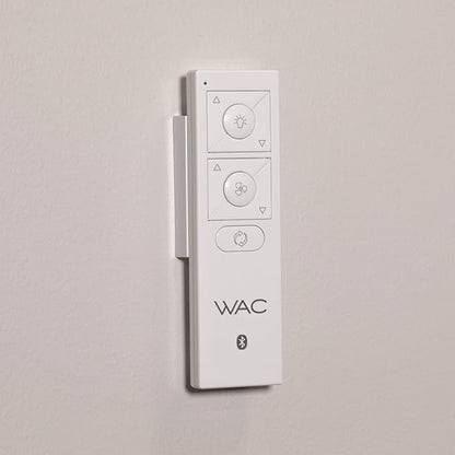 WAC Lighting Swirl 3-Blade Aluminum Smart Ceiling Fan in Soft Brass/Matte Black