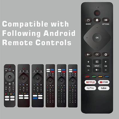 Universal Remote Control Replacement for Philips Smart TV – No Voice Function, Universal for All Philips Android/Google 4K TVs Smart TV Models (43PUL7652)