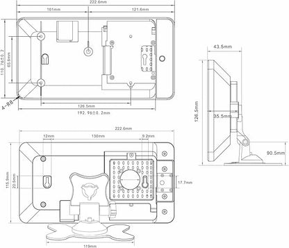 OSOYOO PiStudio Case for Raspberry Pi 7inch Touch Screen V1 and OSOYOO 7inch IPS DSI Screen V4.0