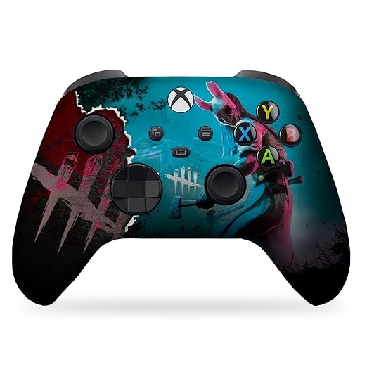 DreamController Dead By Daylighht Custom X-box Controller Wireless compatible with X-box One/Series X/S Proudly Customized in USA with Permanent HYDRO-DIP Printing (NOT JUST A SKIN).