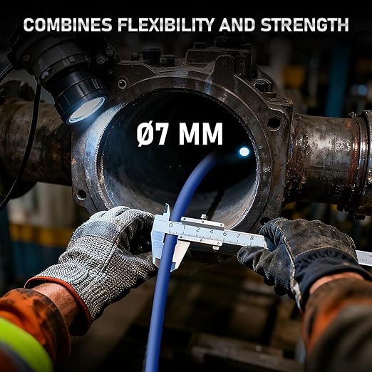 Sewer Camera, Self Leveling Drain Camera 230ft with Meter Counter, 9" HD Plumbing Cameras Snake with 12 LED Lights, 5100mAh Battery, IP68 & 32GB DVR Recorder, Duct Sewer Line Pipe Inspection