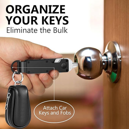 Key Organizer Minimalist Innovative Keyholder Compact Keys Organizer Smart KeyChain Secures 2-6 Keys