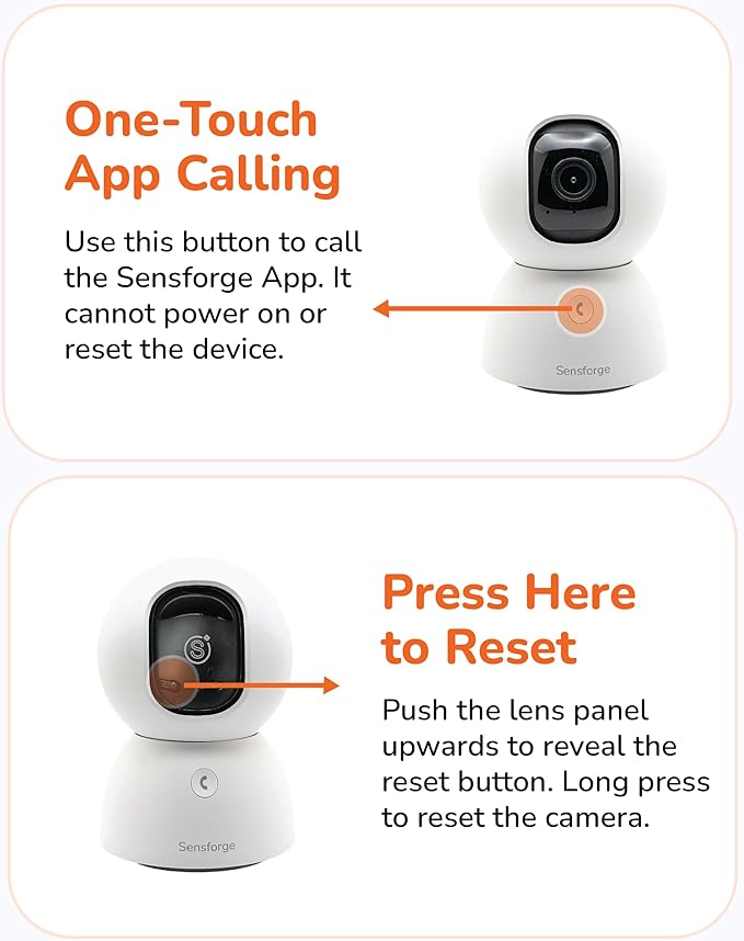 Sensforge 2.5K Indoor & Outdoor Security Camera Bundle, Wired Pan-Tilt + Battery Camera Set, Human/Pet/Vehicle Detection, Dual-Band Wi-Fi (2.4G/5G), Local SD Storage, No Monthly Fees