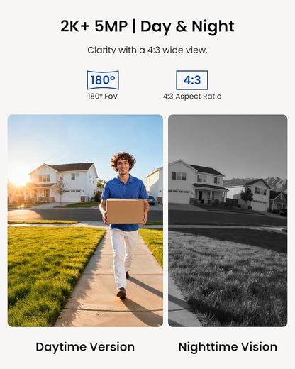 REOLINK Doorbell PoE with 256GB microSD Card Bundle, 2K PoE Doorbell Camera with Chime, Local Storage, No Monthly Fees