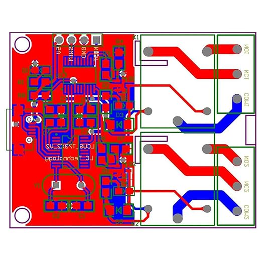 LCUS-2 USB Relay Module 2 Channel with Overcurrent Protection for Home Automation, Serial Control, Intelligent USB Switch
