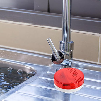 Veemoon Smart Water Leak Detector Alarm with LED Light Waterproof Flood Detection Sensor for Home Basement Bathroom Kitchen Laundry Room