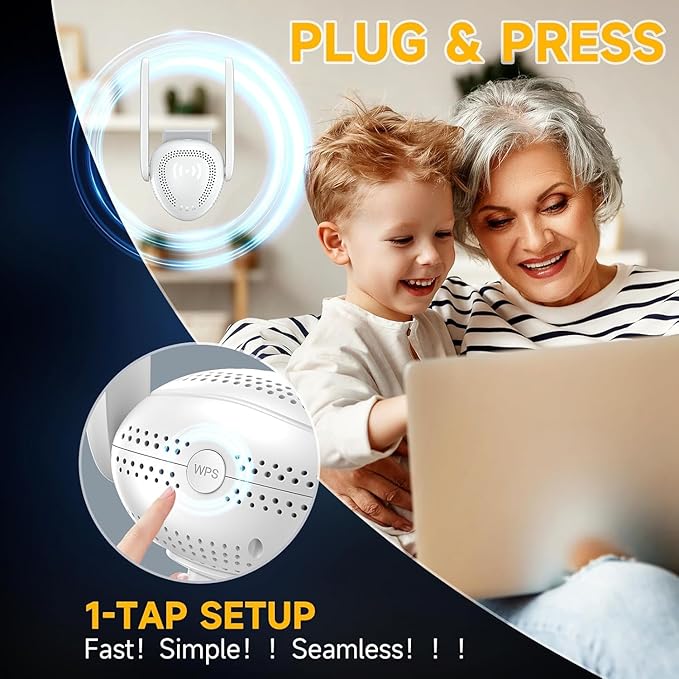 2026 Mesh AX3000 WiFi 6 Extender Signal Booster for Home, Range up to 20K+ Sq.Ft, 3000Mbps Wireless Internet Repeater, Dual Band Signal Amplifier with Gigabit Ethernet Port, 10X Faster WiFi Extender