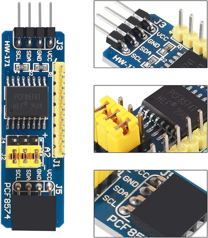 AITRIP 10pcs PCF8574 IO Expansion Board I/O Expander I2C-Bus Evaluation Development Module for Arduino & Raspberry Pi