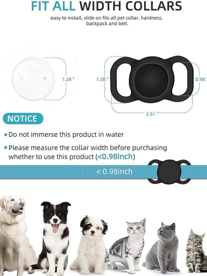 GPS Tracker for Dogs (1 Pack), Mini GPS Cat Tracker, Smart Pet Activity Tracker (iOS Only), No Monthly Fee, Compatible with Apple Find My, Anti-Lost, Finder Tag for Vehicles/Pets/Items