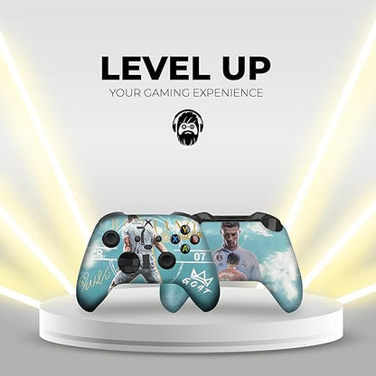 DreamController Ronaaldo Custom X-box Controller Wireless compatible with X-box One/Series X/S Proudly Customized in USA I Permanent HYDRODIP Print(NOT JUST A SKIN)(MODDED)