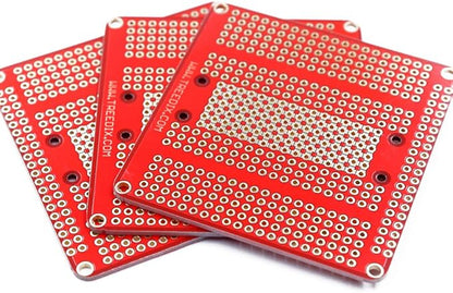 Treeidx 3pcs Expansion Board Breadboard Gold Plated Finish Proto Board PCB Compatible with Raspberry PI PICO