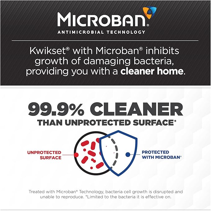 Kwikset Pismo Dummy Door Knob, Single Sided Handle for Closets, French Double Doors, and Pantry, Satin Nickel Non-Turning Interior Push/Pull Door Knob, with Microban Protection