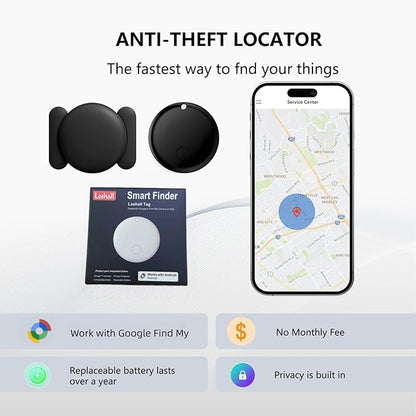 IP65 Waterproof Magnetic Mini GPS Tracker for Vehicles - Real-Time Hidden Tracking, Android Only, Anti-Theft Car Locator for Truck & Assets（Android Only）