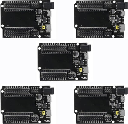 5pcs ESP32 GPIO Breakout Board ESP32 ESP-32S Development Board 30Pin Type-C Micro USB Dual Interface ESP32 Expansion Shield