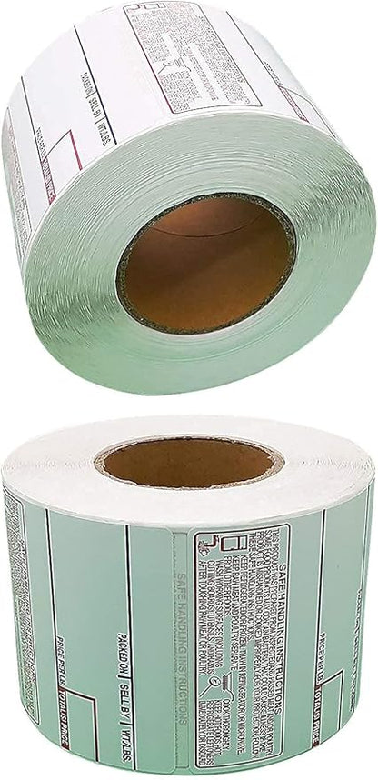 VisionTechShop LST-8040 Printing Scale Label, 58 x 60 mm, UPC/Safe Handling 36 Rolls Per Case, Lower Price Than 12 Rolls